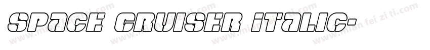 Space Cruiser Italic字体转换